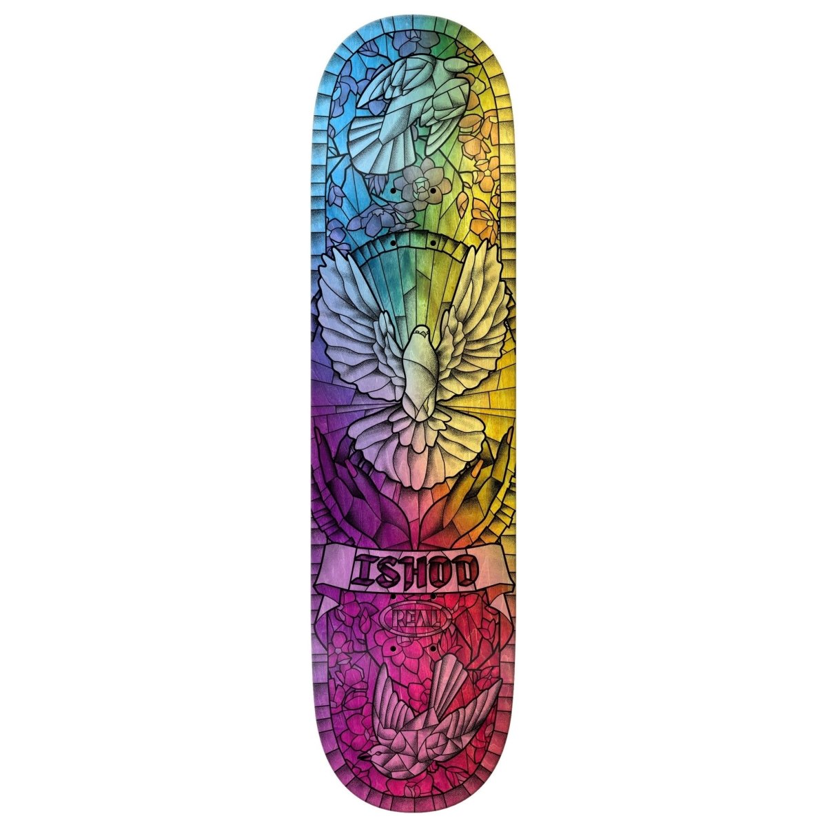 REAL Ishod CHROMATIC CATHEDRAL DECK-8.12" - Skateboard - Decks