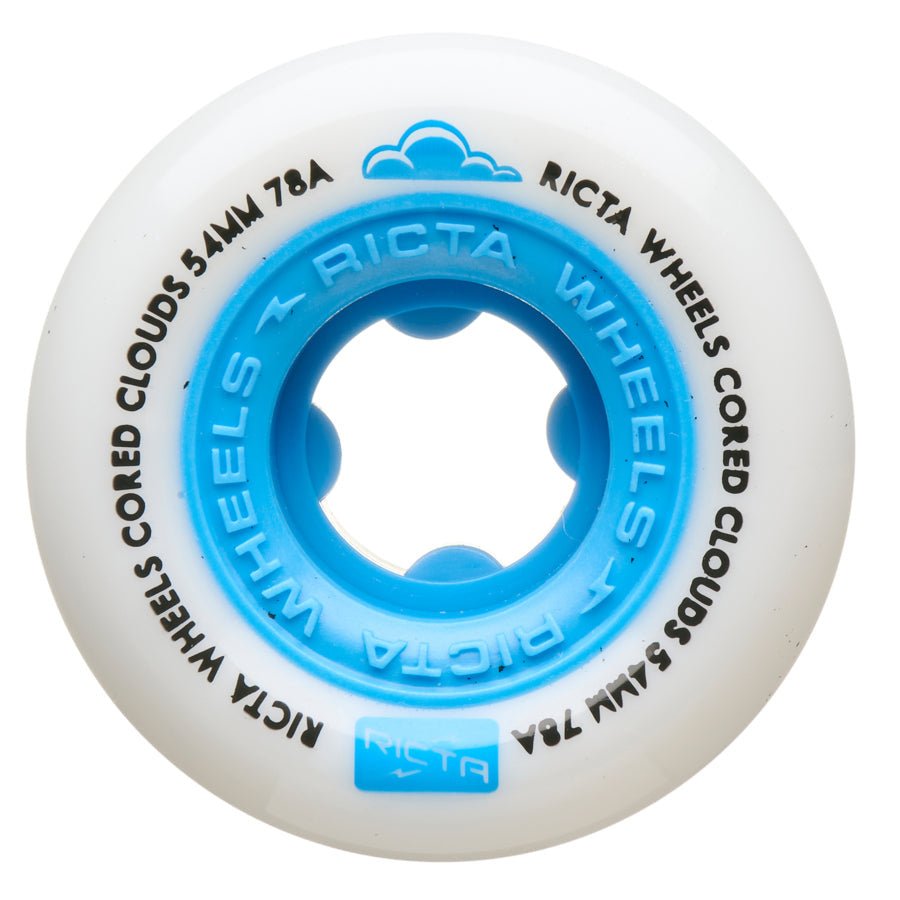 Ricta 78a Cored Clouds 54mm (Blue) - Skateboard - Wheels