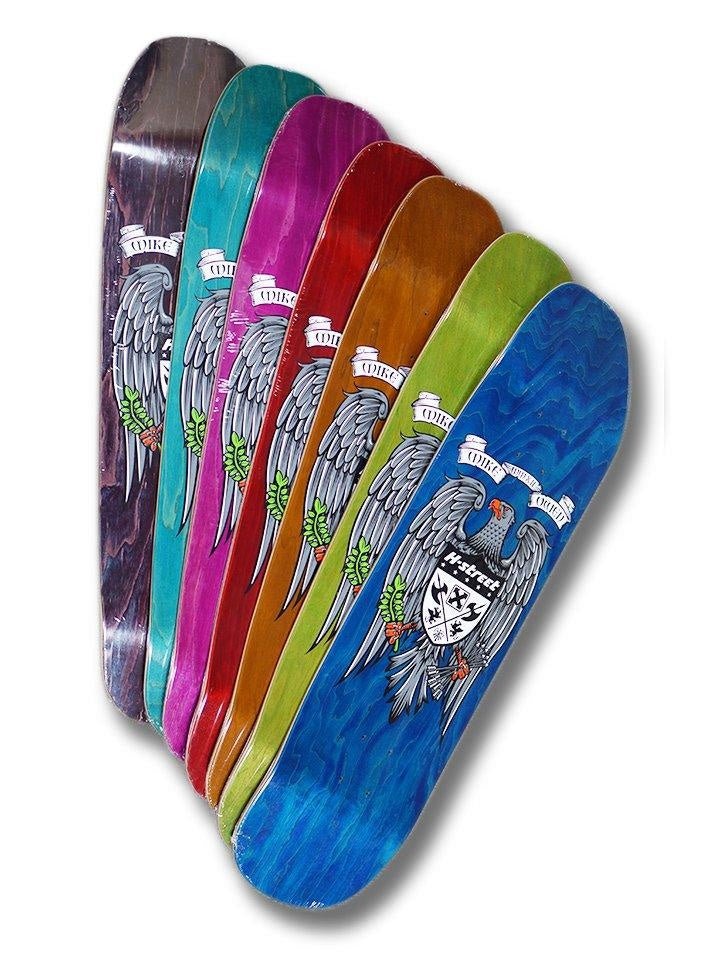 SALE - H-STREET Mike Owen Eagle GREEN 8.5" - Skateboard - Decks