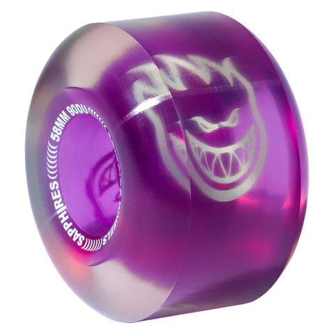 SF 90D Sapphire Clear/Purple 58mm - Skateboard - Wheels