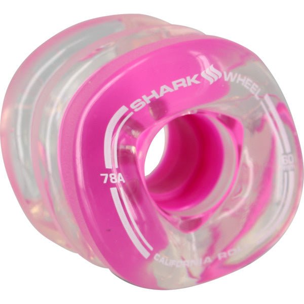 Shark 60MM 78A Transparent Purple California Roll - Skateboard - Wheels