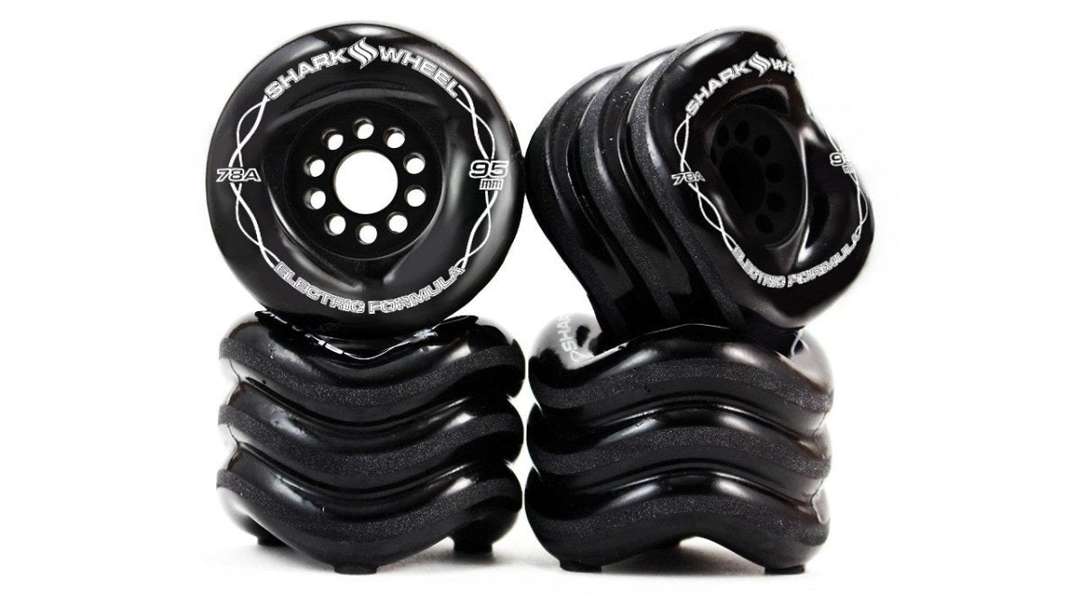 SHARK 95mm 78a Black Megalodon - Skateboard - Wheels