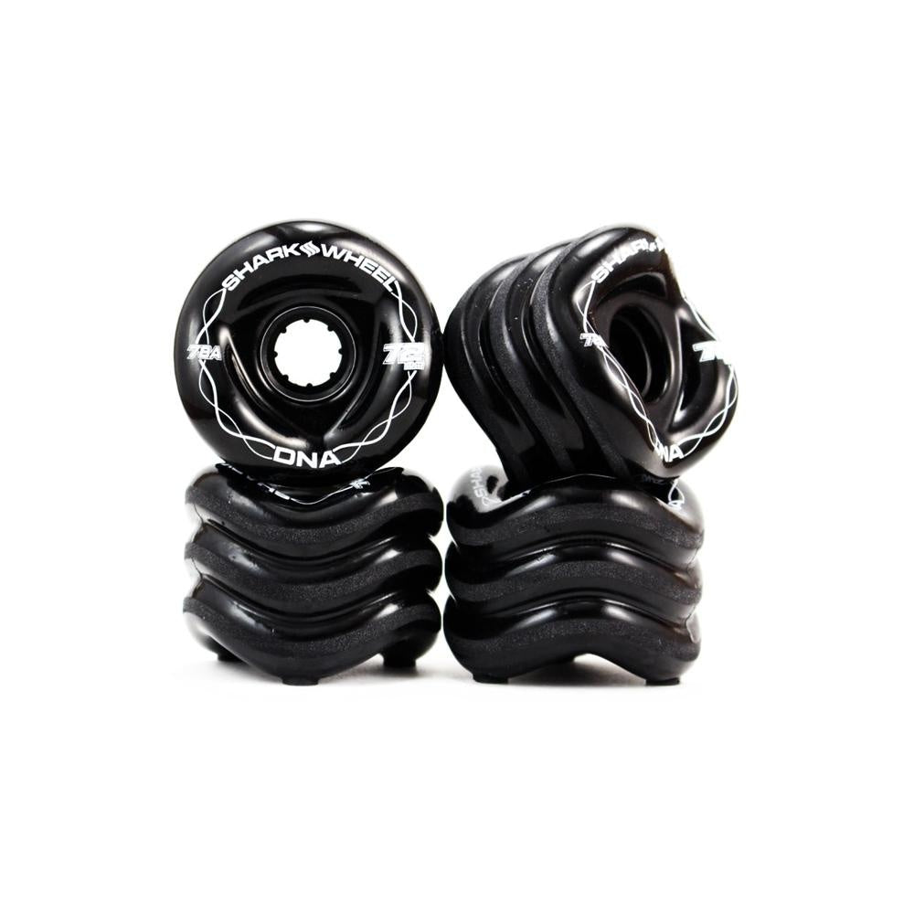 SHARK DNA 72mm 78a SOLID BLACK - Skateboard - Wheels