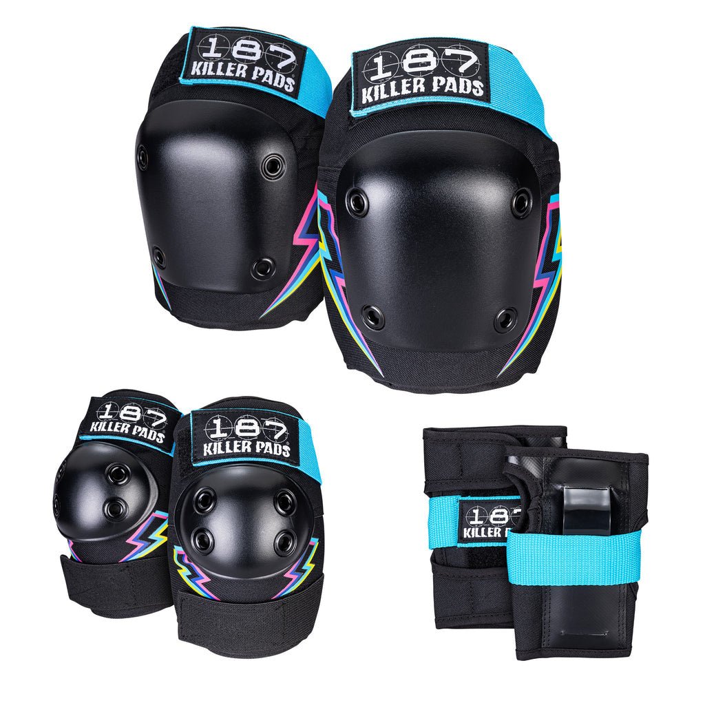 Six Pack Adult - Electric Bolt - L/XL - Gear - Pads