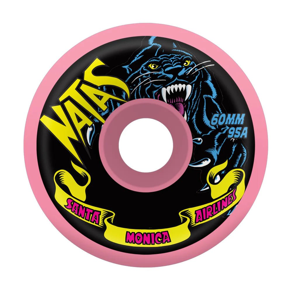 Slime Balls 95a Natas Kaupas Panther Vomits 60mm (Neon Pink) - Skateboard - Wheels