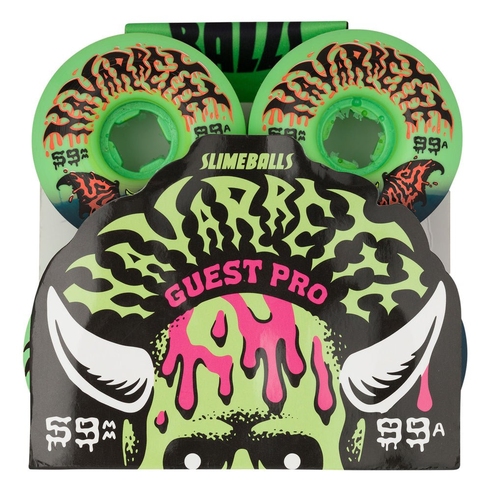 Slime Navarrette Speed Balls 99a 59mm (Green/Black) - Skateboard - Wheels