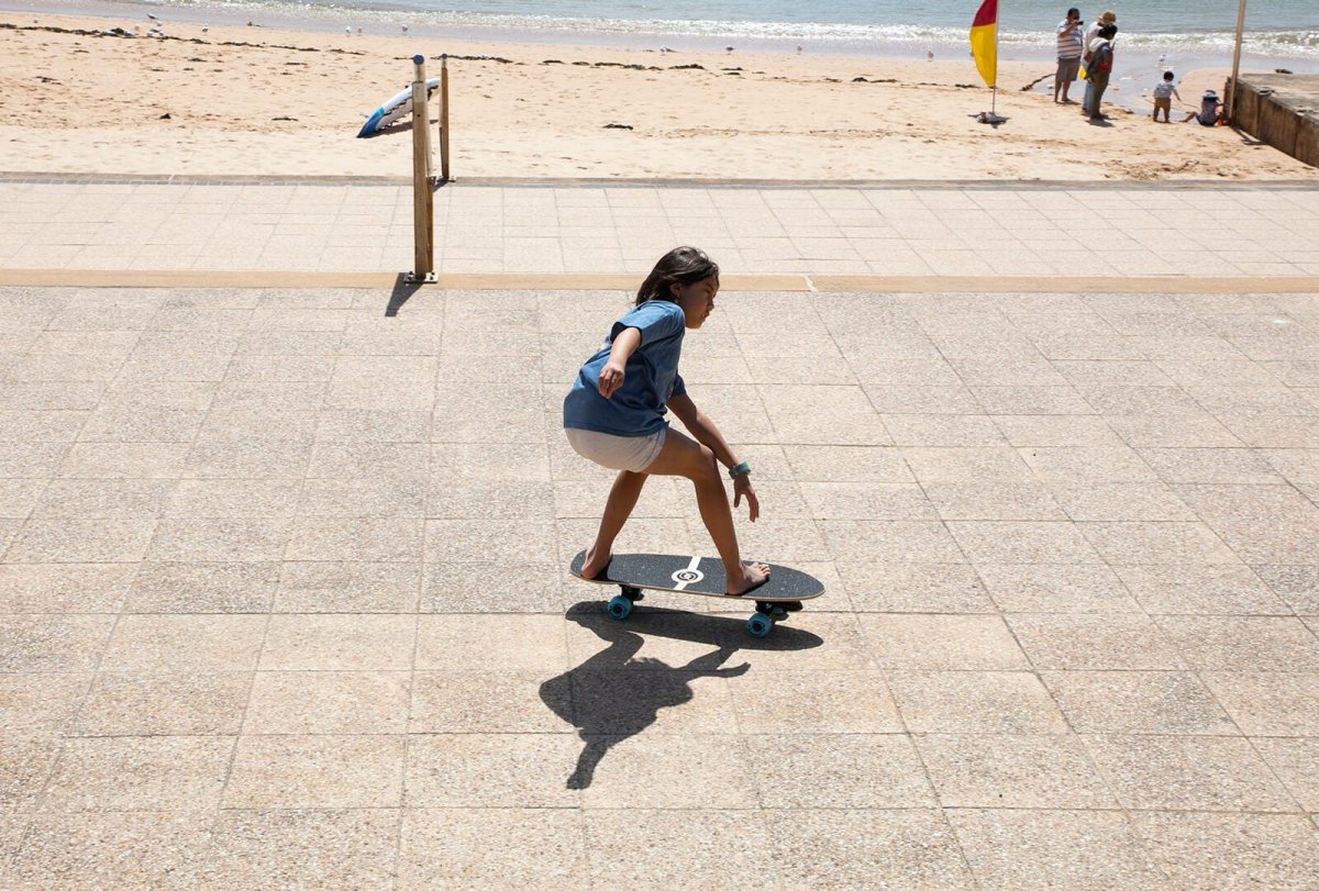 SmoothStar 28″ Barracuda THD (Blue) Kids Surfskate - Surfskate - Completes