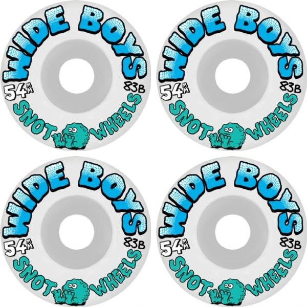 Snot Wide Boys 54mm 83B White Glow - Skateboard - Wheels