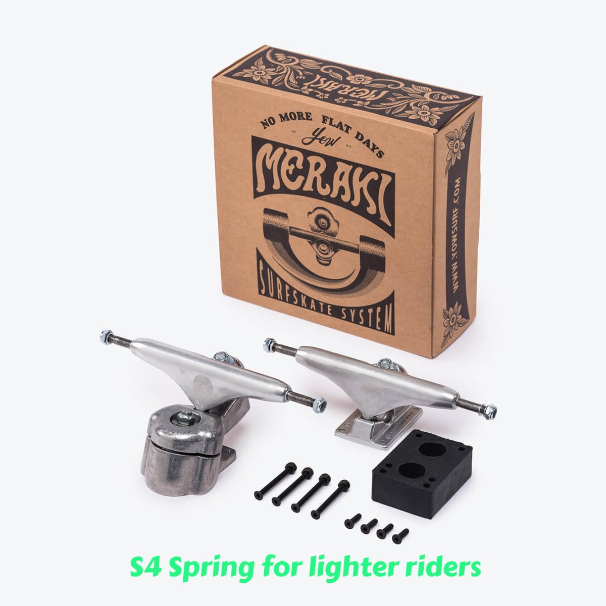 YOW Meraki S4 Surfskate System - Surfskate - Trucks