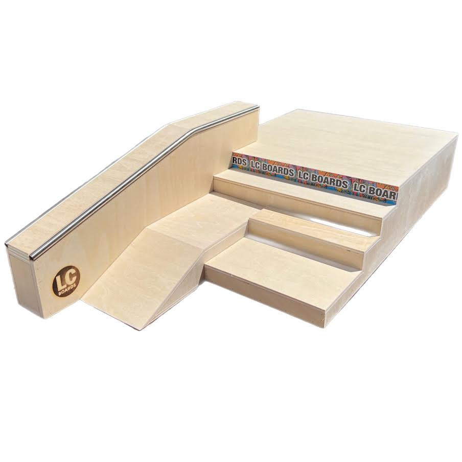 LC Boards Fingerboard Mega Stair Set Hubba Ramp