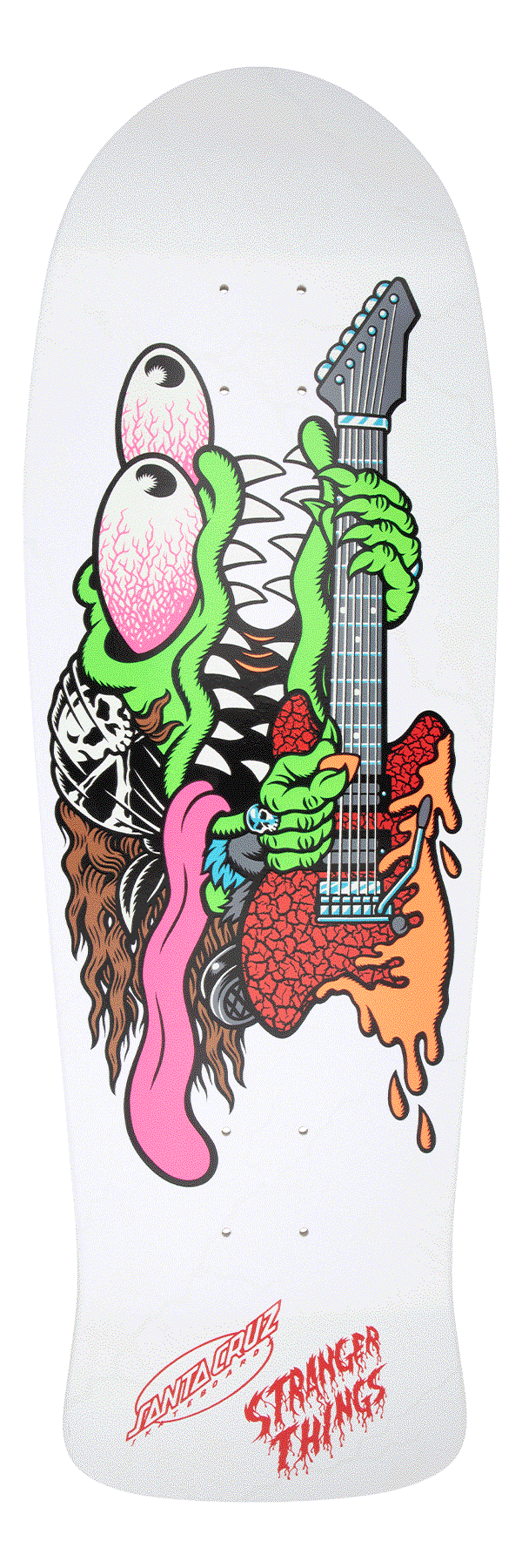 Santa Cruz Stranger Things Meek Slasher Eddie Reveal 10.1in x 31.13in Deck