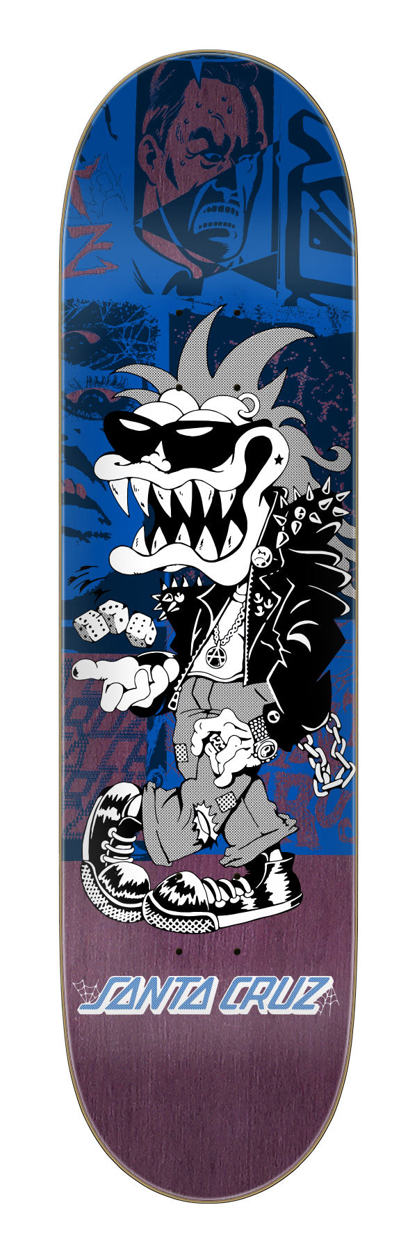 Santa Cruz FeelBase 7.75" Check Gremlin 30.25" Wb:12.75" Skateboard Deck