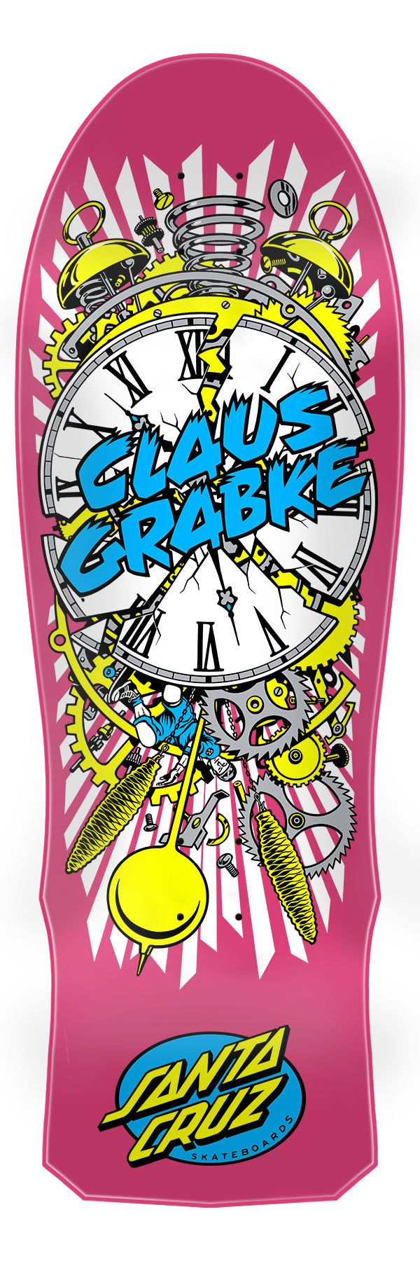 Santa Cruz Grabke Exploding Clock Reissue 10.04" Skateboard Deck