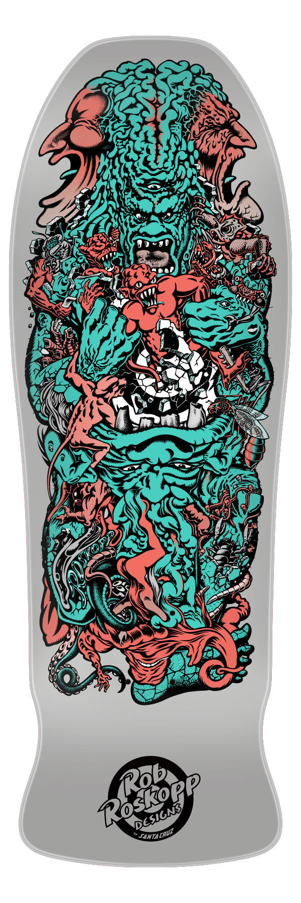 Santa Cruz Roskopp Five Reissue 10.22" Skateboard Deck