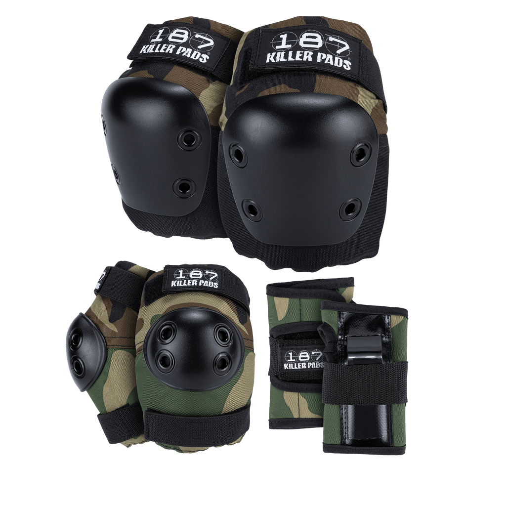 187 Six Pack Pre K (Camo) - Gear - Pads
