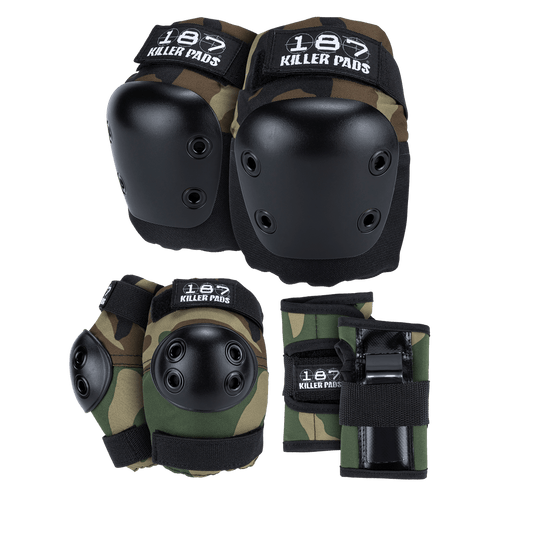 187 Six Pack Pre K (Camo) - Gear - Pads