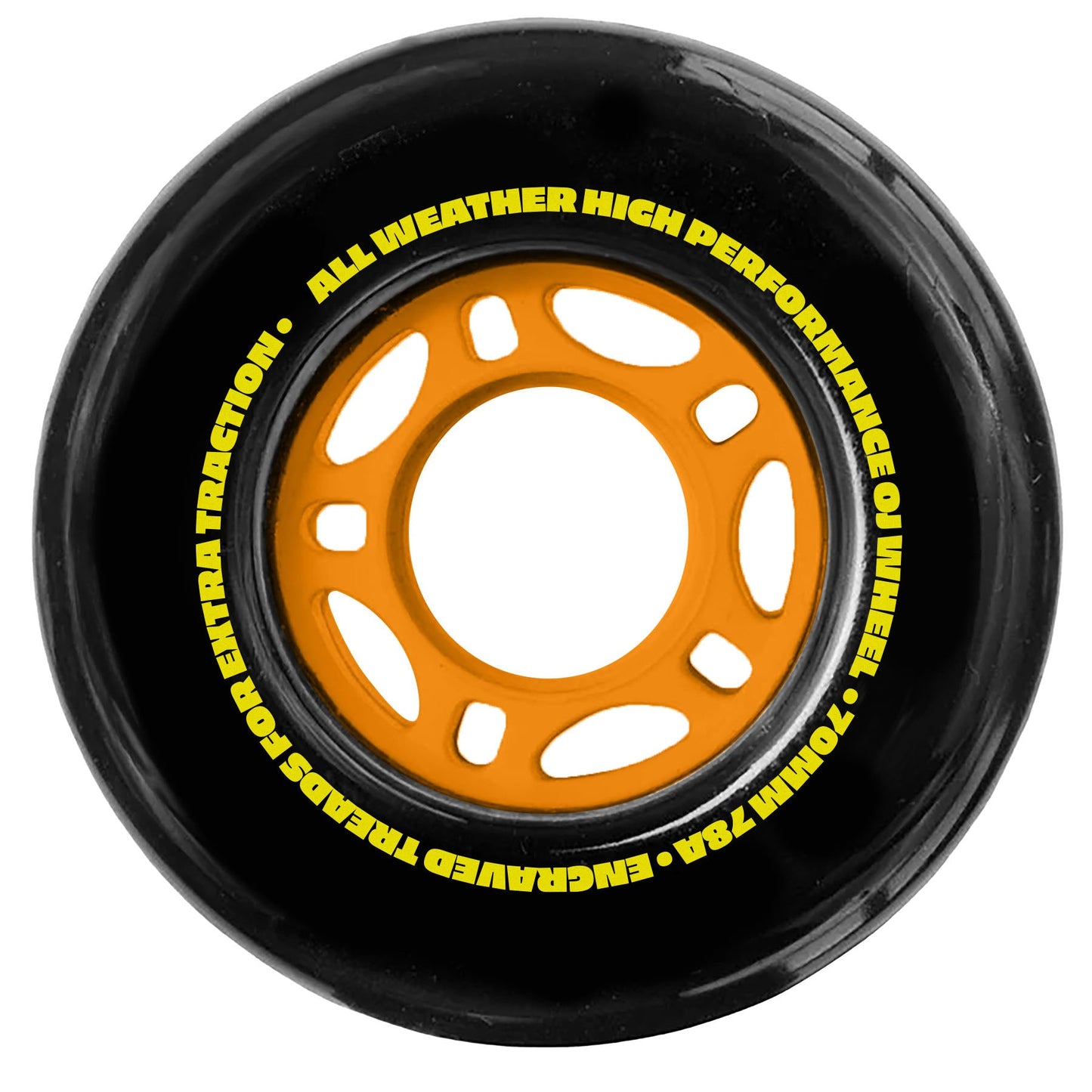 OJ 78a Dirt Tires 70mm Thunder Juice Black Skateboard Wheels