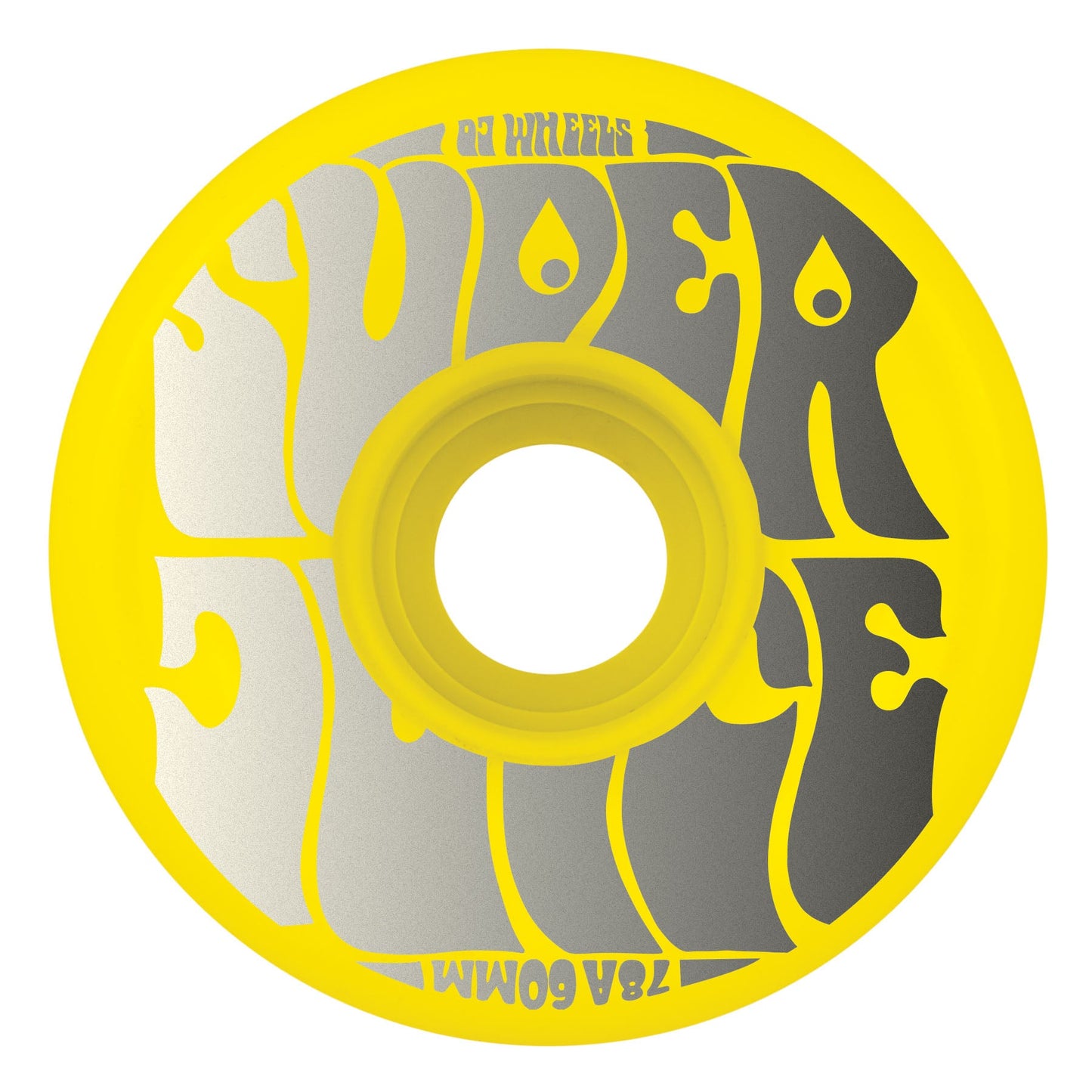 OJ 78a Super Juice 60mm Neon Yellow Skateboard Wheels