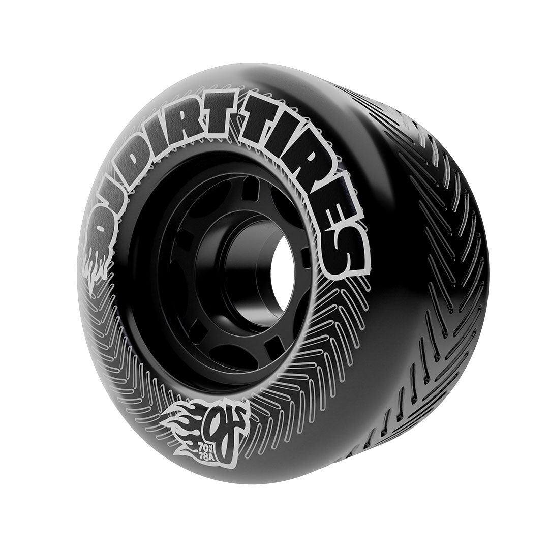 OJ 78a Vandals Dirt Tires 70mm Thunder Juice Black Skateboard Wheels