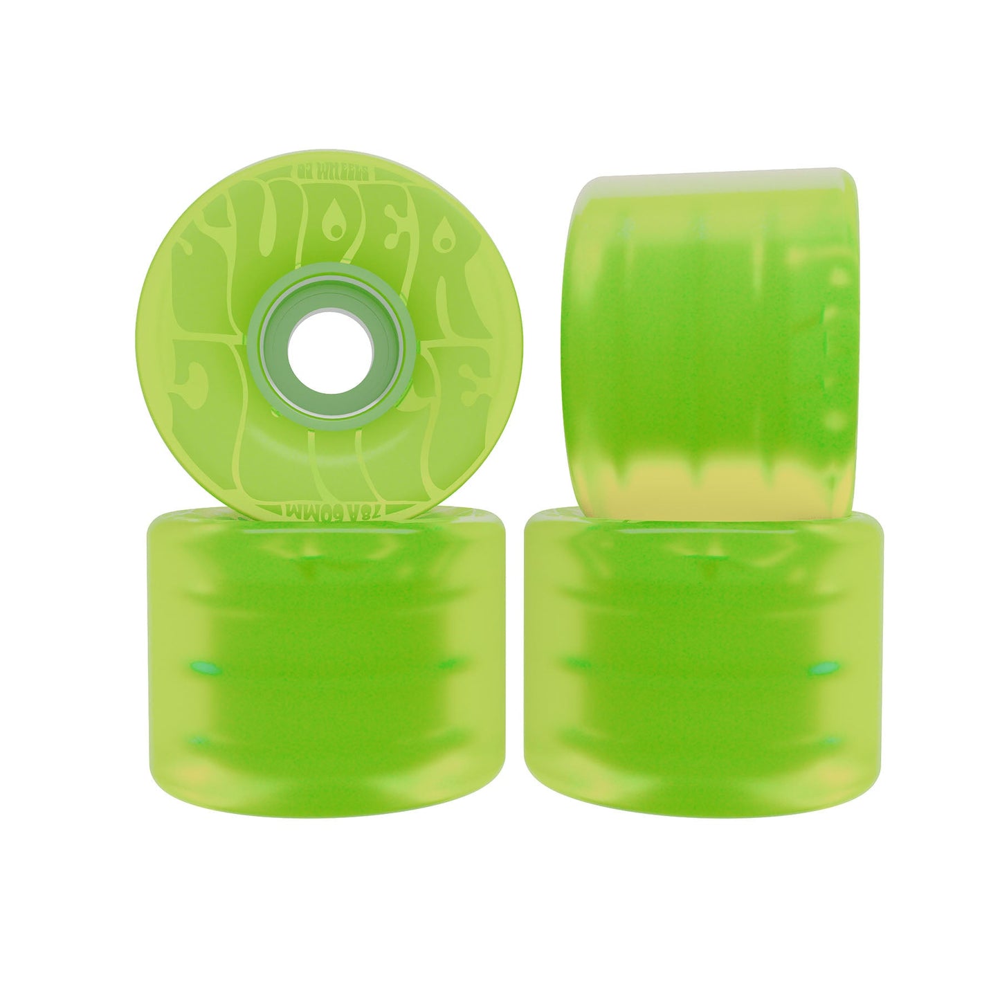 OJ 78a Mini Super Juice 60mm Bubble Gum Green Skateboard Wheel