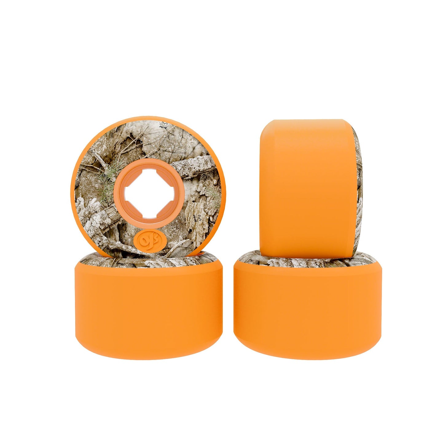 OJ 92a 56mm Realtree APX Keyframe 2 Orange Skateboard Wheels