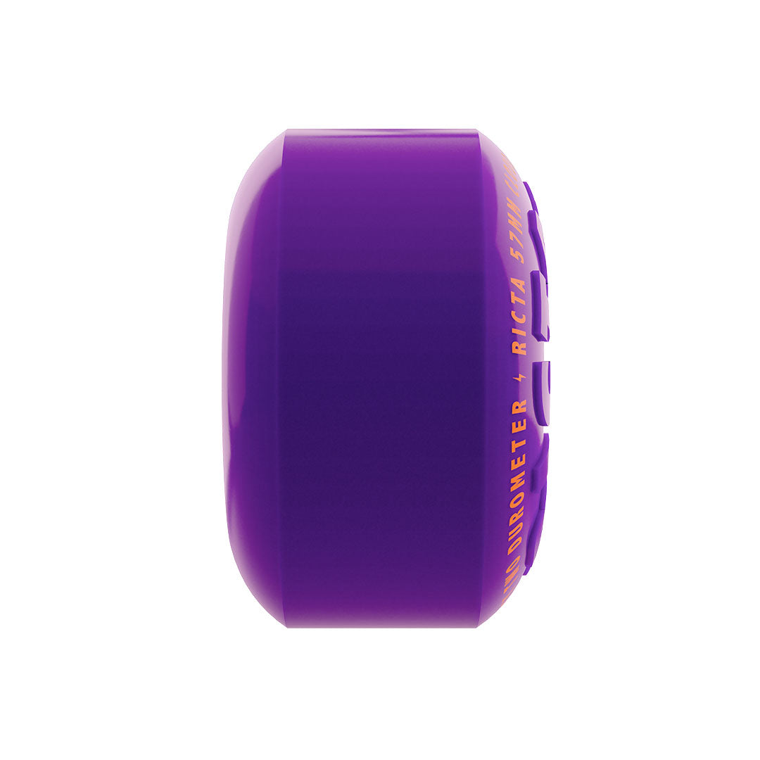 Ricta 57mm Clouds 92a Purple/Orange Skateboard Wheels