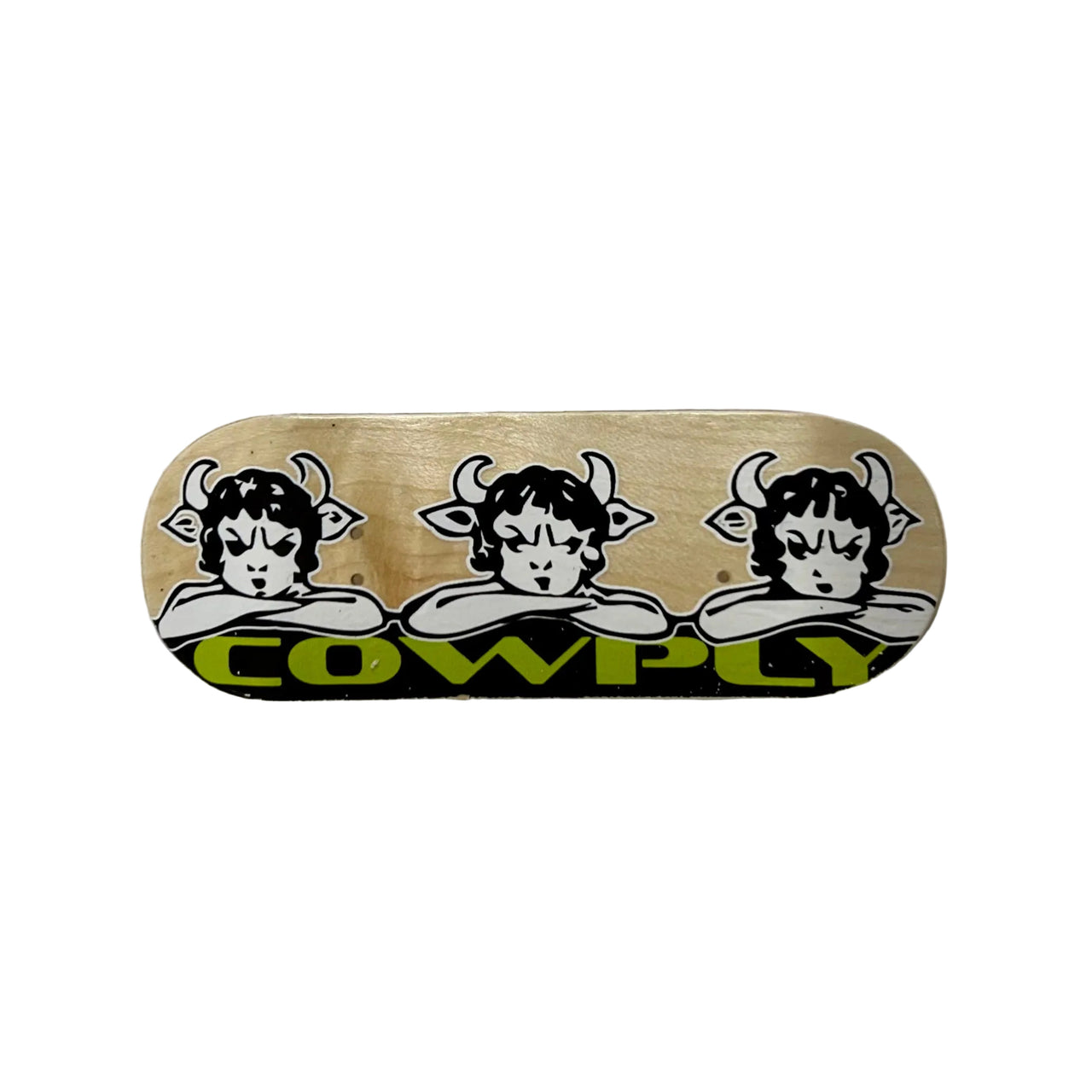 Cowply Triplets Fingerboard Deck