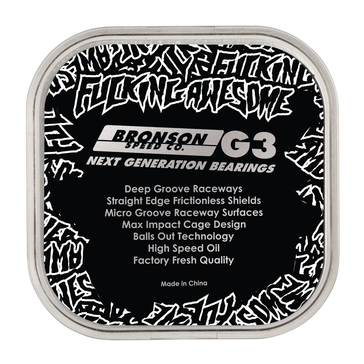 Bronson G3 Fucking Awesome Skateboard Bearings