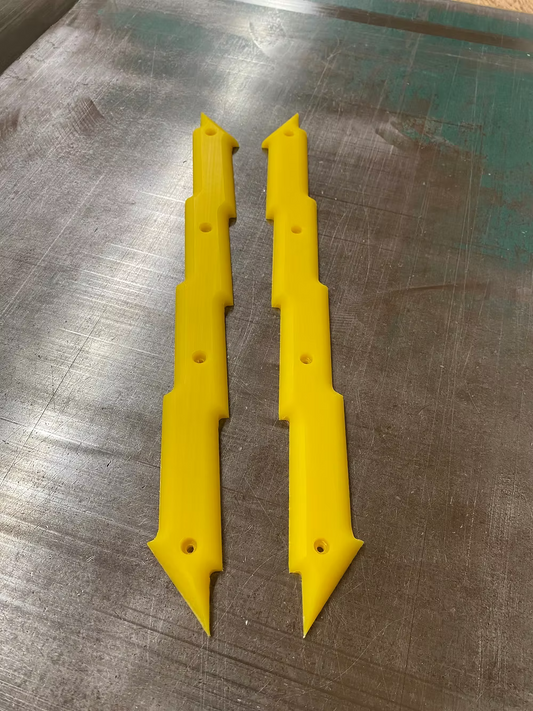 LJ Jawn Wide Bolts Rails - Yellow