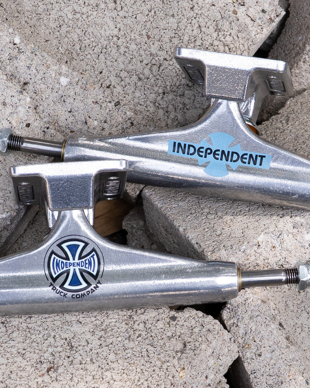Independent Standard 144 Stage 11 Legacy Truck Co Polished Skateboard Trucks