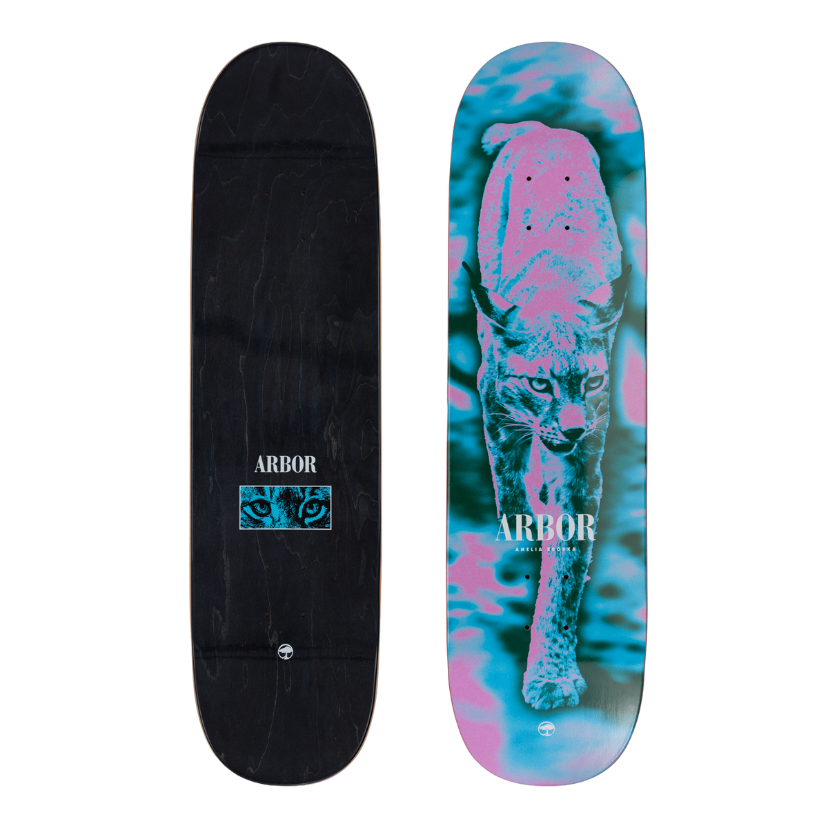 Arbor Amelia Wildcat 8.5" Skateboard Deck