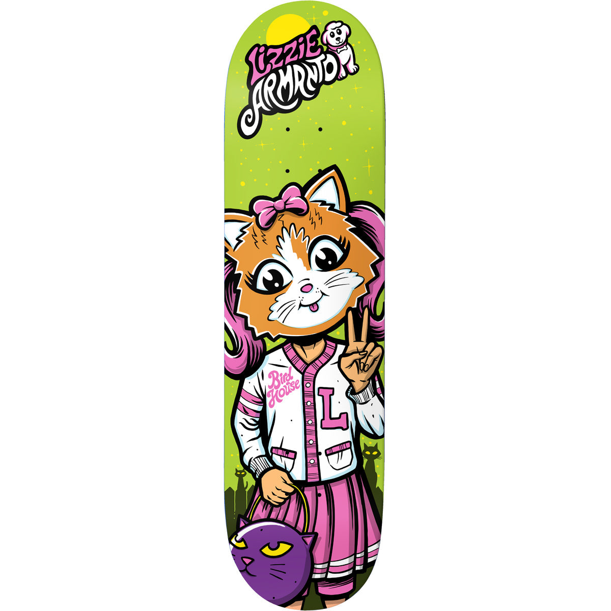 Birdhouse Lizzie Armanto Hallows Eve 8.25" Skateboard Deck