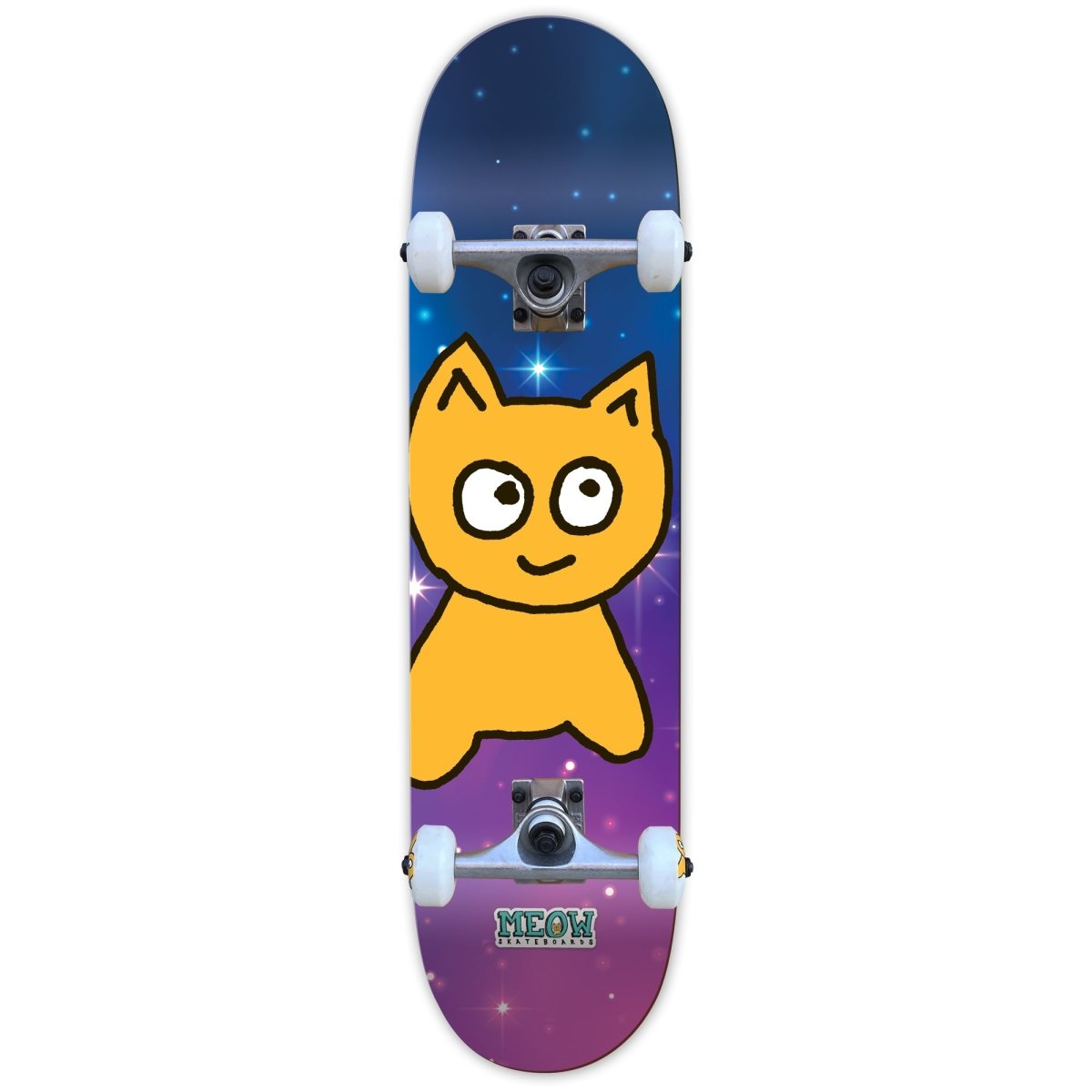 Meow Big Cat Galaxy 7.50" Complete Skateboard