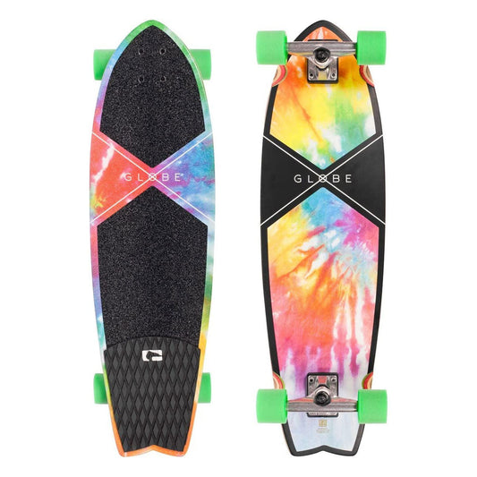 Dusters Chromantic Trippy Tie Dye 33" Cruiser Complete