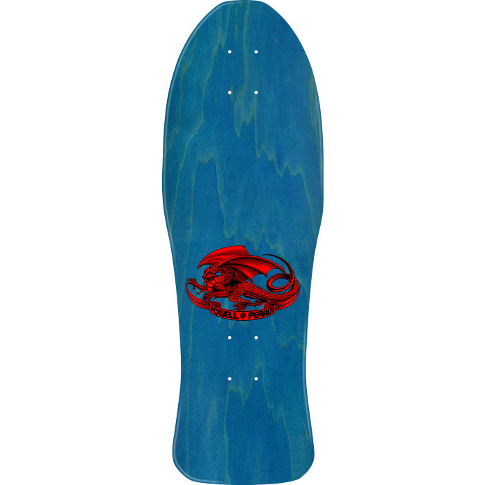 Powell Peralta Caballero Chinese Dragon Reissue 10" Aqua Foil Skateboard Deck