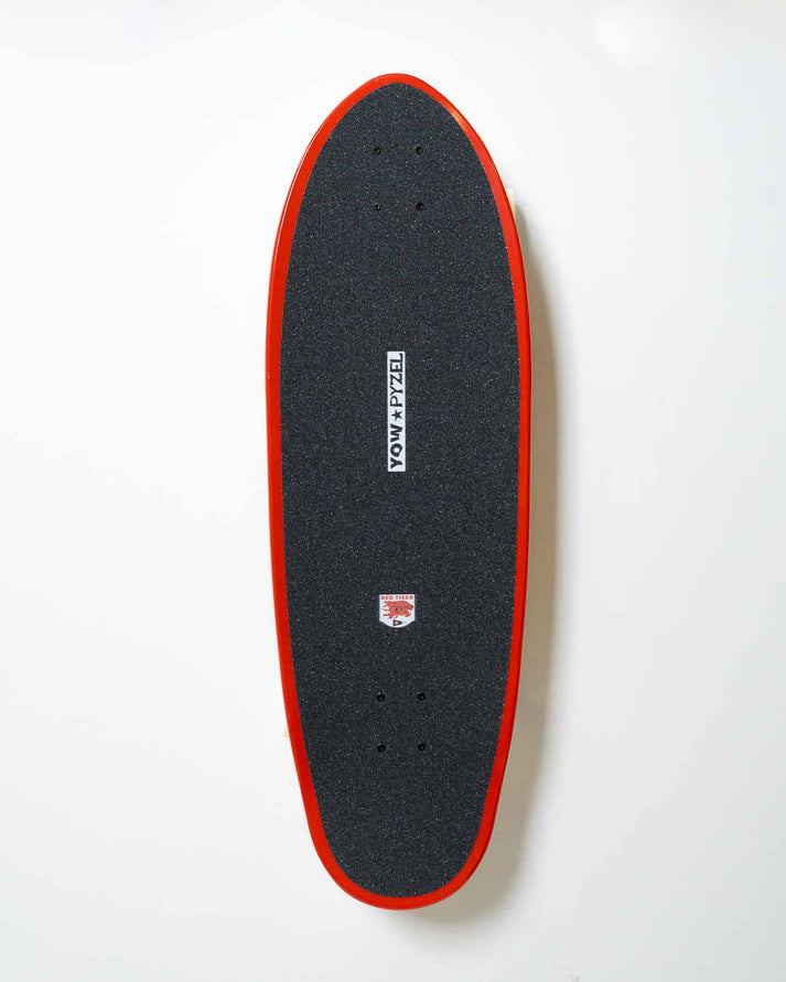 Yow x Pyzel Red Tiger 32.6" Surfskate Complete '26