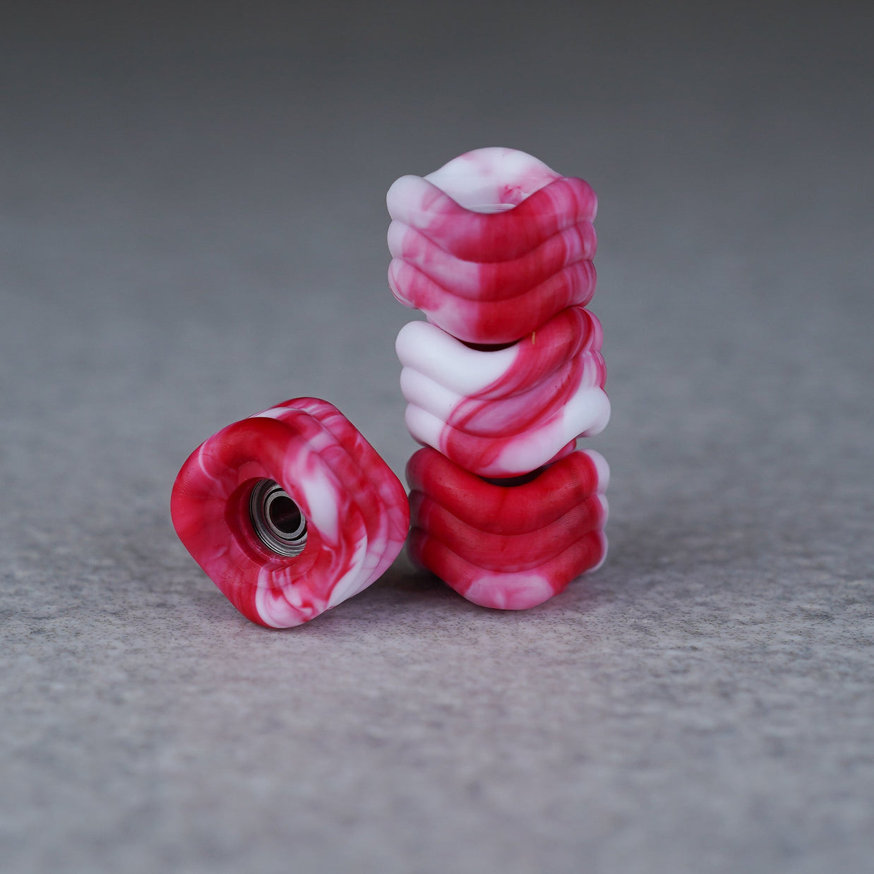 Maple Wheels Ruby Swirl SHARK Fingerboard Wheels