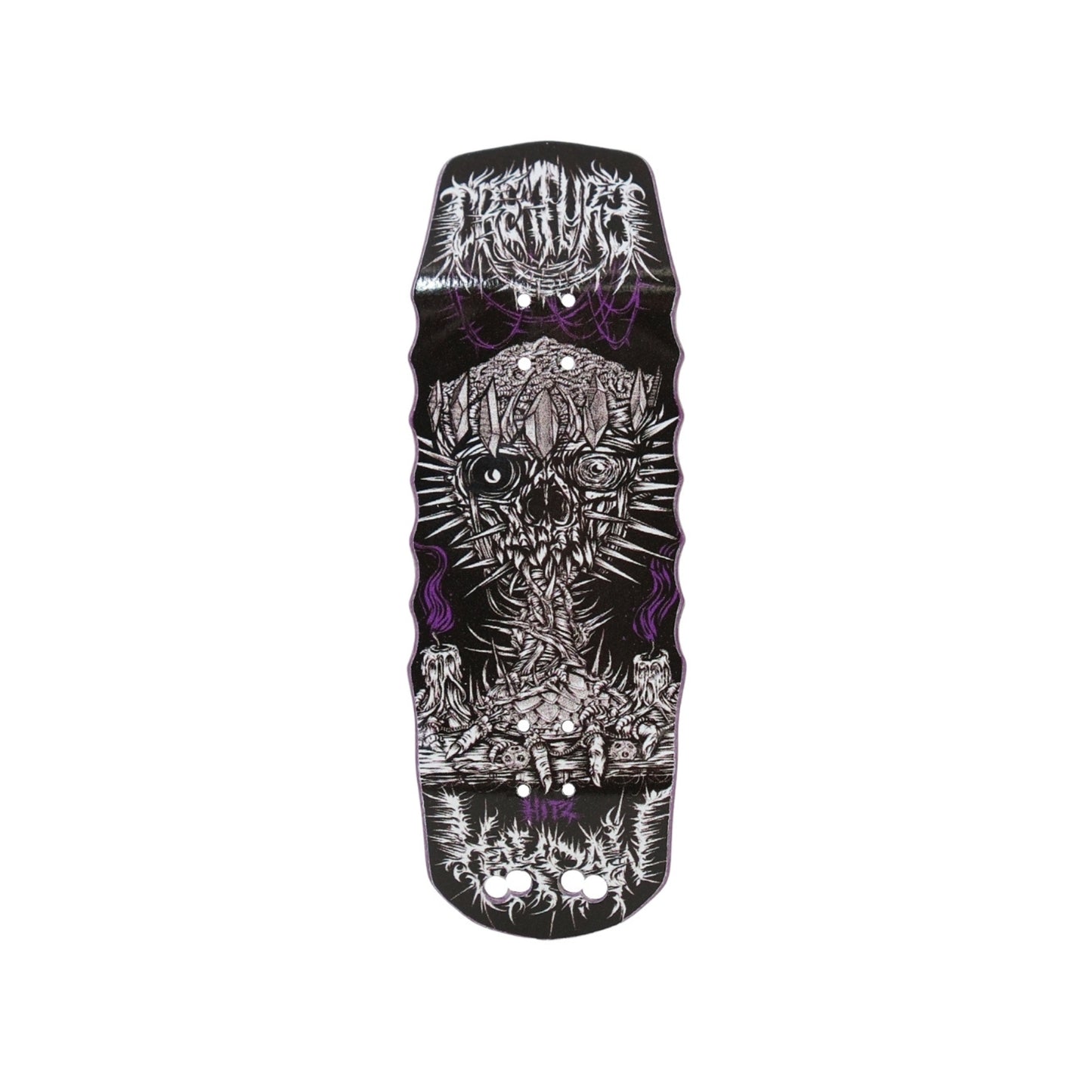 Joycult x Creature Hitz Haksaw Deck 34MM Fingerboard Deck