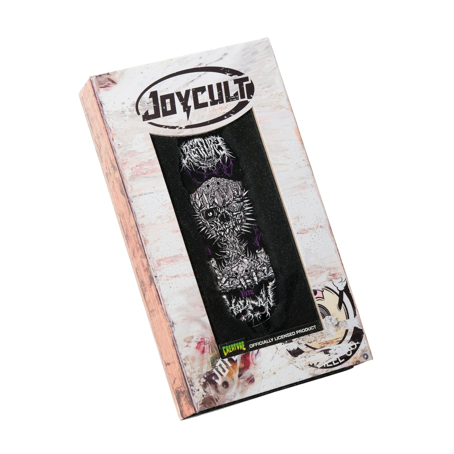 Joycult x Creature Hitz Haksaw Deck 34MM Fingerboard Deck