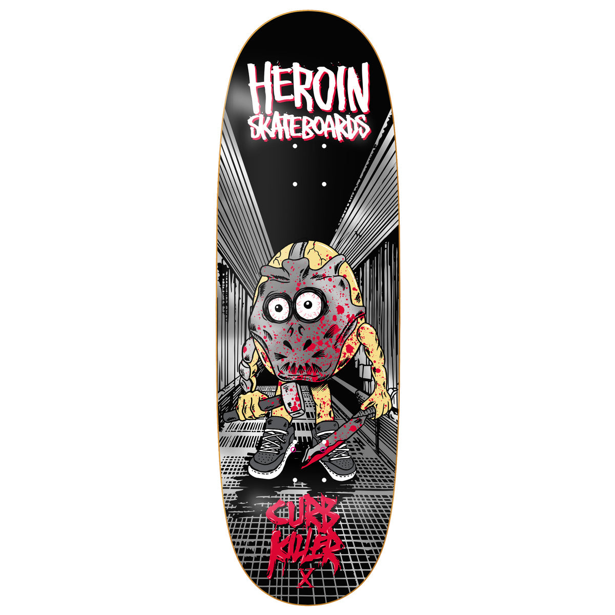 Heroin Curb Killer X 10.0" Skateboard Deck