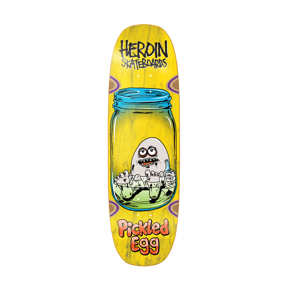Heroin Pickled Egg 9.38" Skateboard Deck