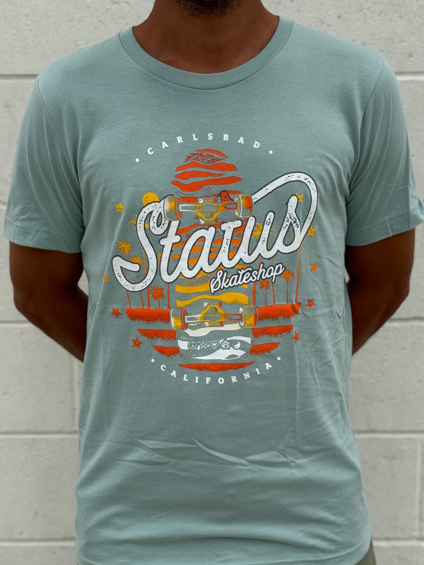 Status Mirage Tee Dusty Blue