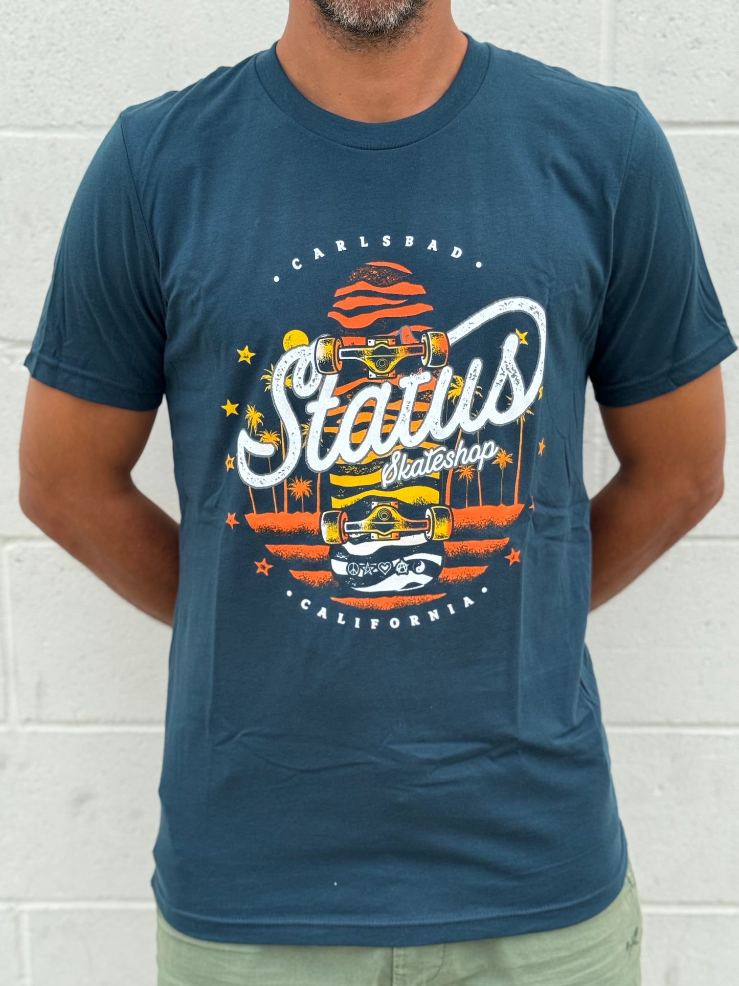 Status Mirage Tee Deep Blue