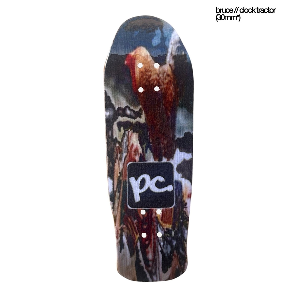 Plentychips 30mm Bruce // Clock Tractor Fingerboard Deck