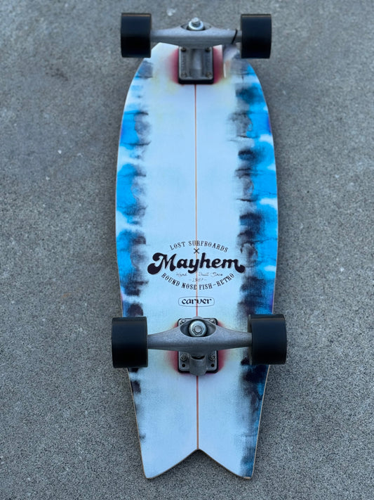 Blem - Carver x Lost CX RNF Retro 29.5" (V3) Surfskate - pink/purple