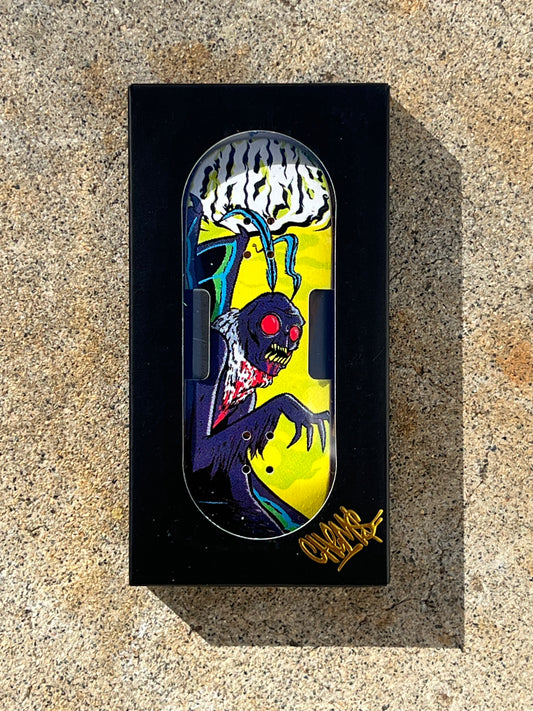 Chems Yellow "Moth Man" Low Pro POP 34mm Deck