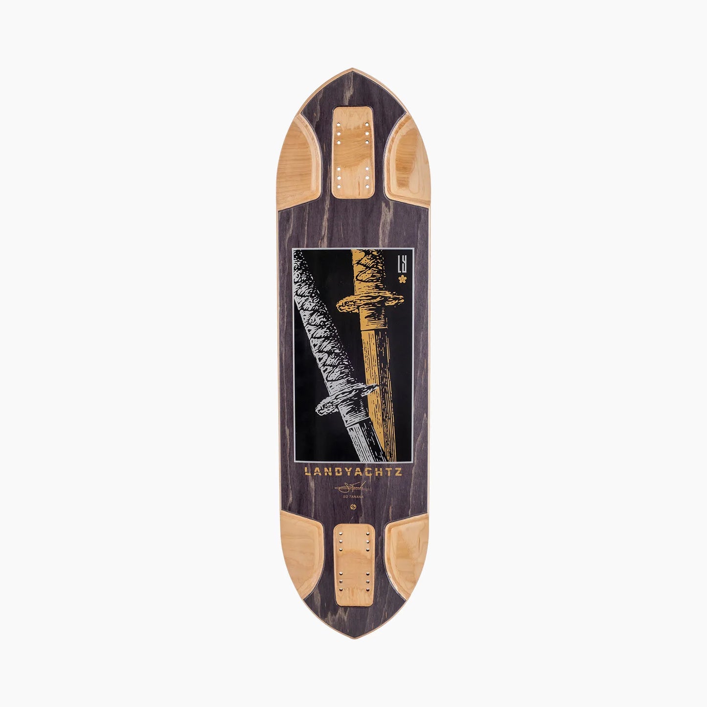 Landyachtz Katana Black Downhill Freeride Complete