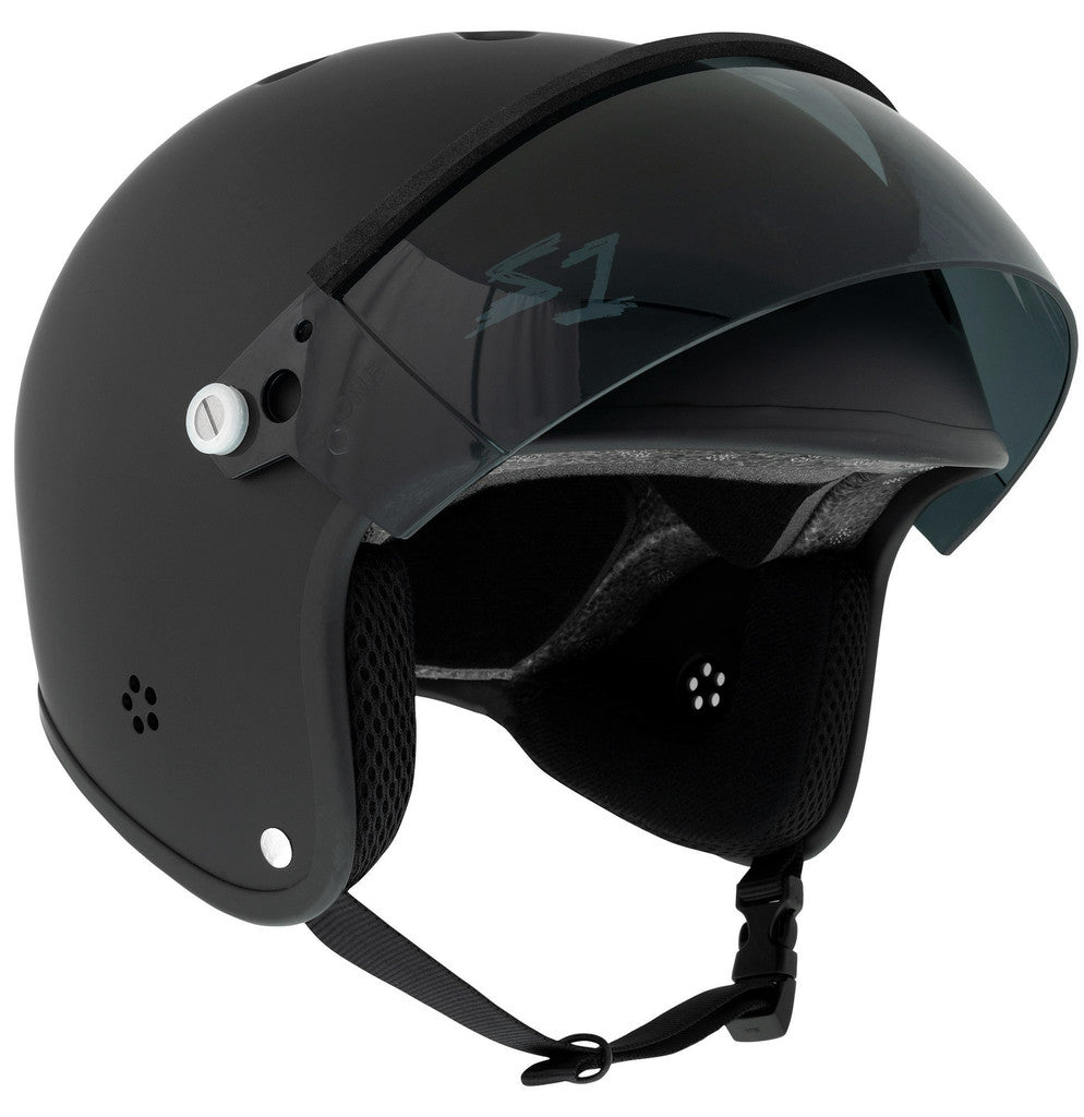 S1 Lifer Retro E-Bike Black Matte Helmet
