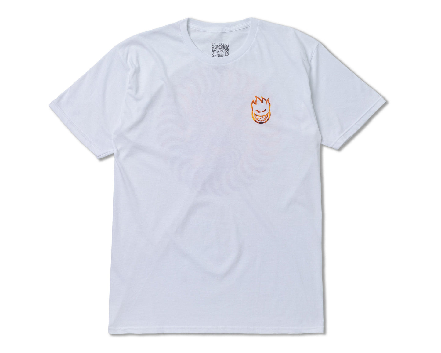 SF Flamed Fill Swirl T-Shirt White