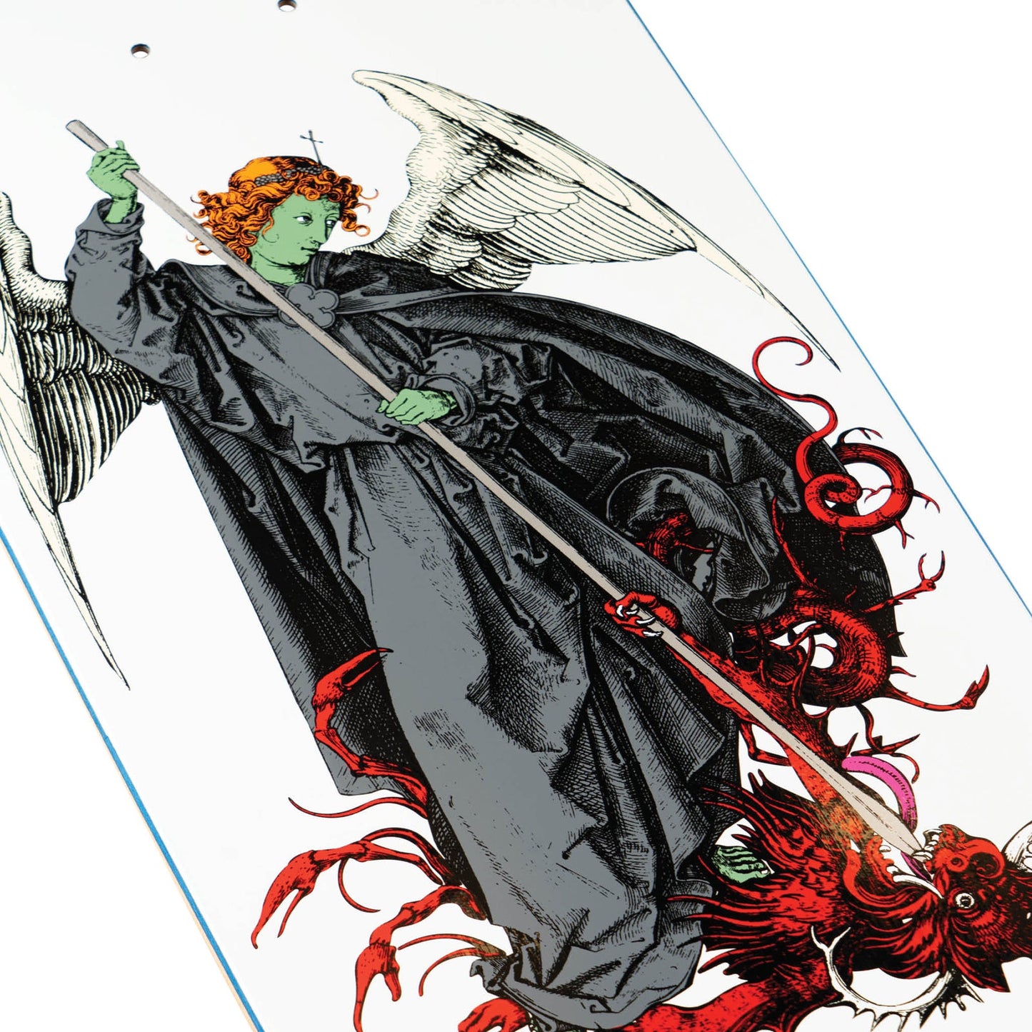 Welcome Nick Garcia Spear on Son of Popsicle 8.5" White/Red Skateboard Deck
